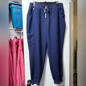 Figs Zamora Jogger Scrub Pants, Navy XL excellent condition